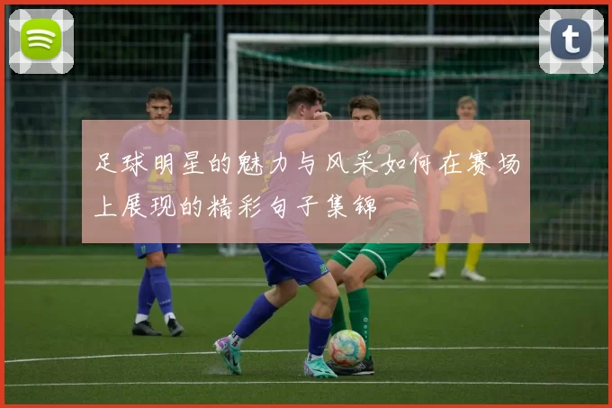 足球明星的魅力与风采如何在赛场上展现的精彩句子集锦